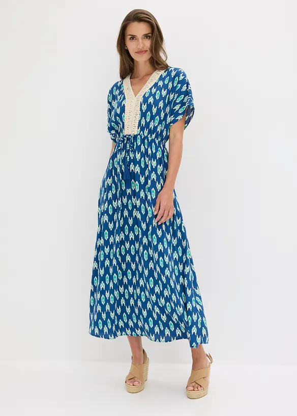 Maxikleid aus flie&szlig;ender Viskose, bonprix