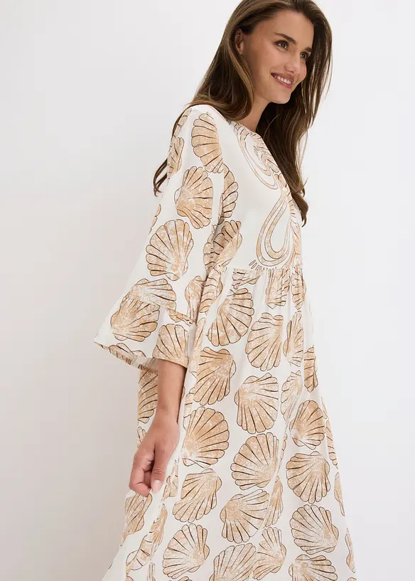 Tunika-Kleid aus flie&szlig;ender Viskose, bonprix