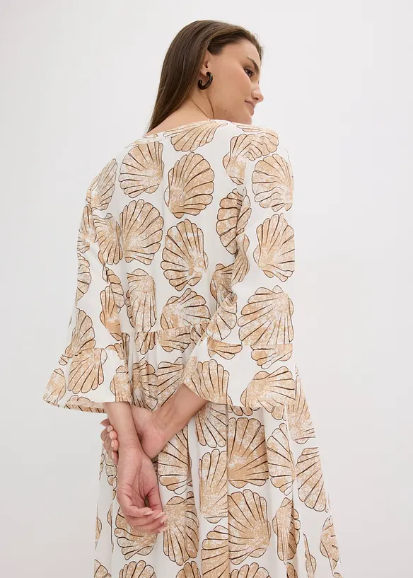 Tunika-Kleid aus flie&szlig;ender Viskose, bonprix