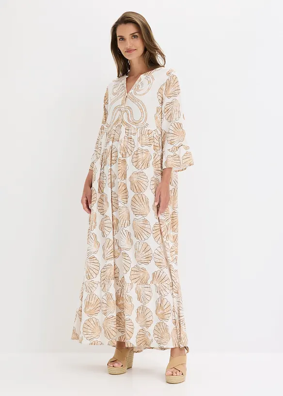 Tunika-Kleid aus flie&szlig;ender Viskose, bonprix