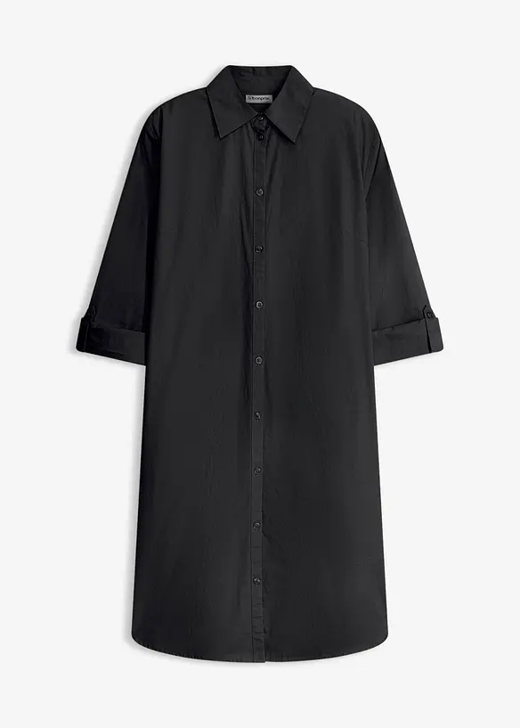Robe-chemise en popeline de coton, bonprix