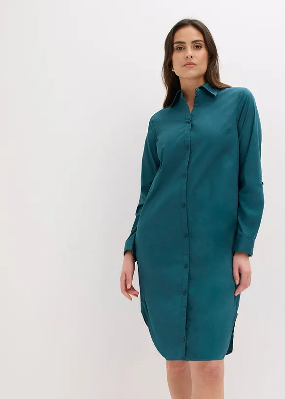 Robe-chemise en popeline de coton, bonprix