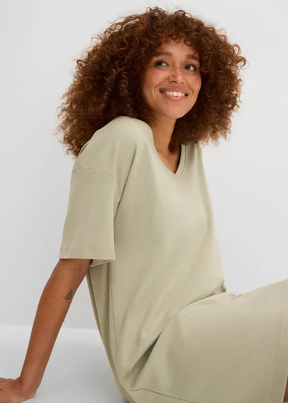 Lot de 2 robes oversize 100% coton, bonprix