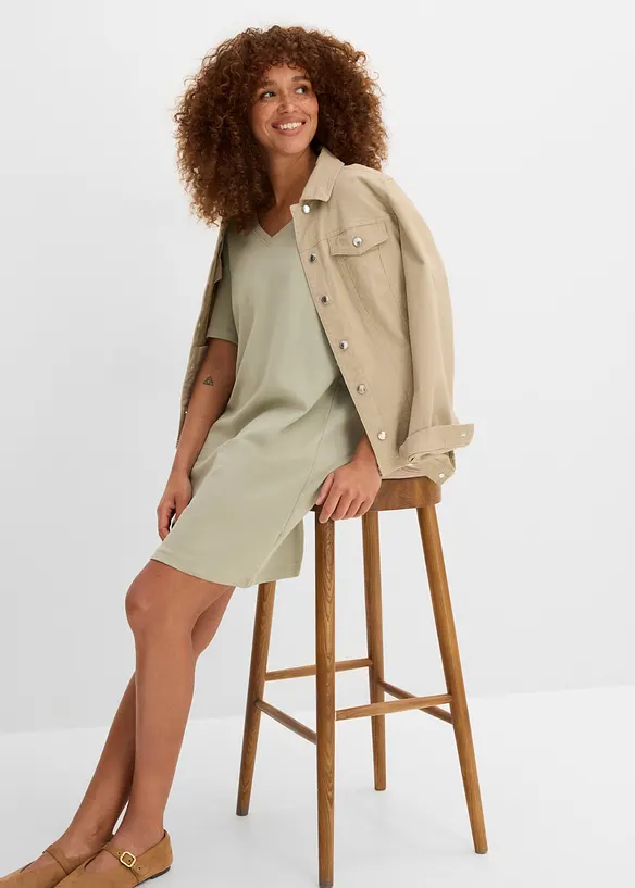 Lot de 2 robes oversize 100% coton, bonprix