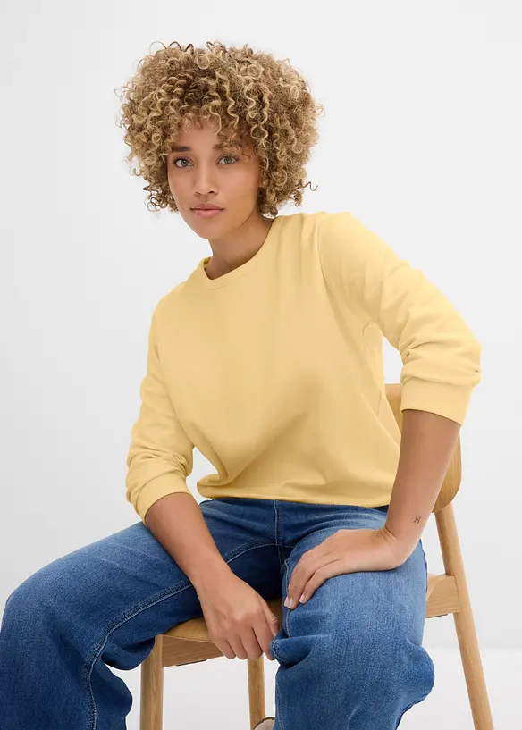Sweat 100% coton, bonprix