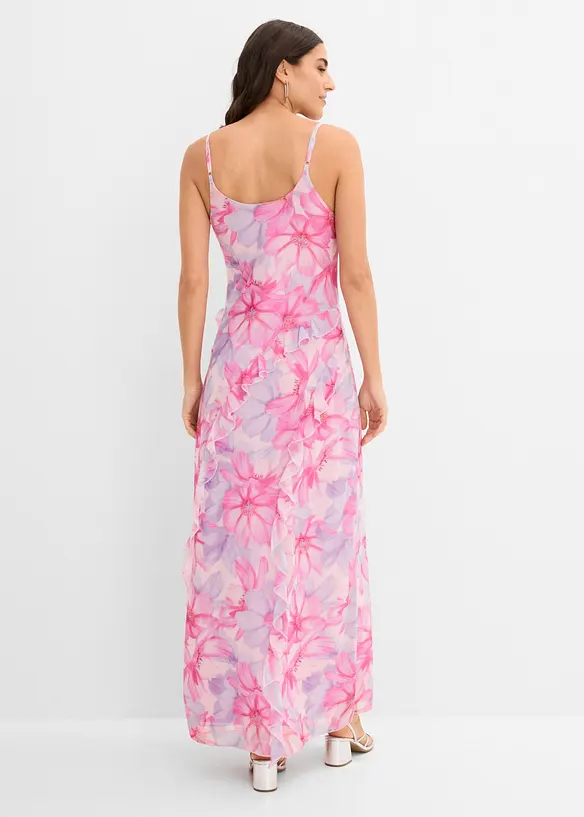 Robe &agrave; bretelles en mesh doux, bonprix