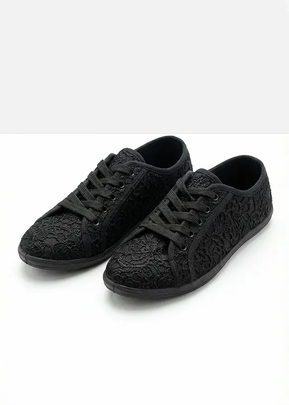 Sneaker mit Spitze, bonprix