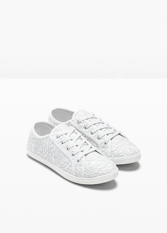 Sneaker mit Spitze, bonprix