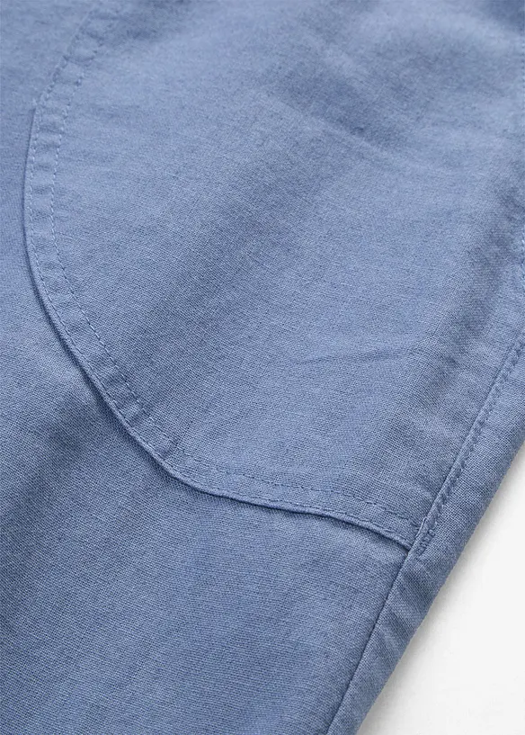 Leinen-Hose mit weitem Bein, bonprix