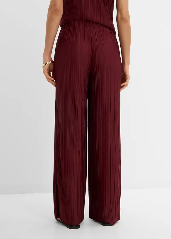 Jersey-Hose mit Plissee, bonprix