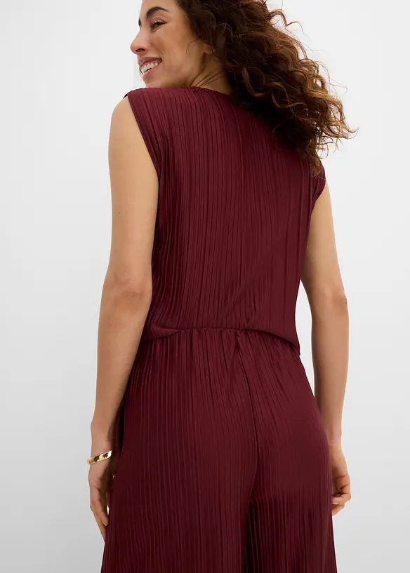Jersey-Hose mit Plissee, bonprix