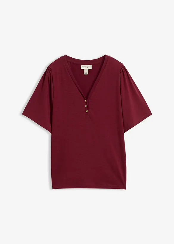 Shirt aus Viskose mit Kn&ouml;pfen, bonprix