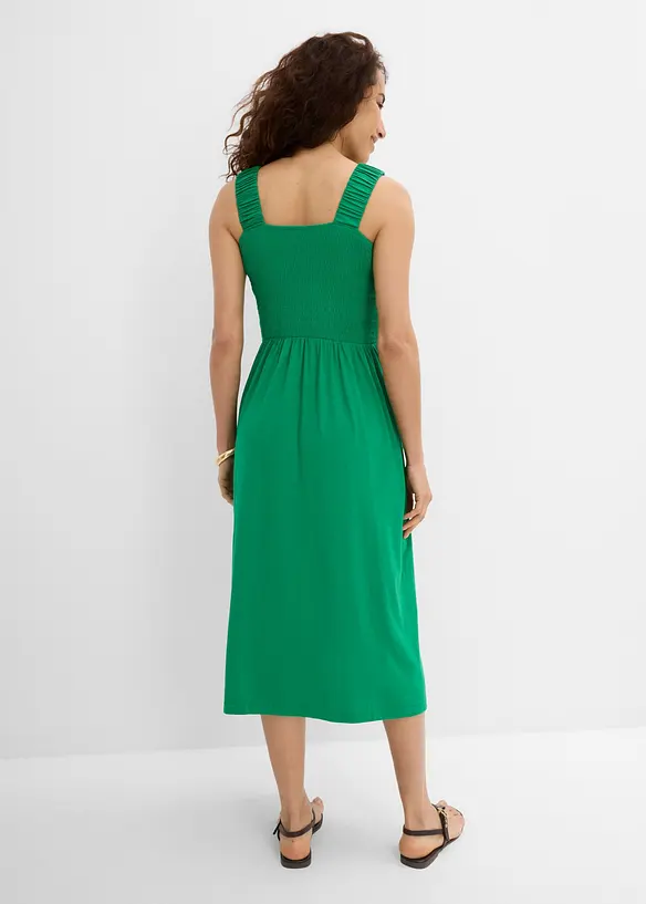 Shirtkleid mit leicht ausgestelltem Saum aus Baumwoll-Viskose-Mix, bonprix