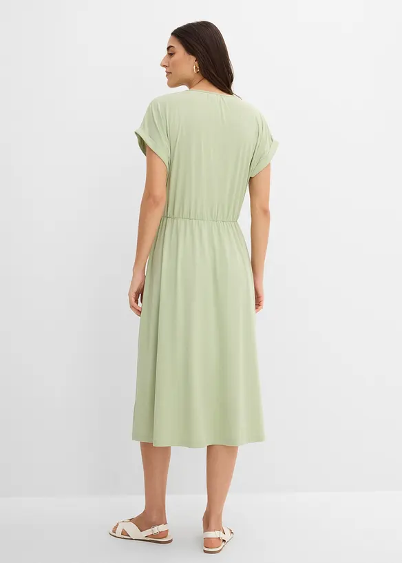 Robe en jersey de viscose m&eacute;lang&eacute;e, bonprix