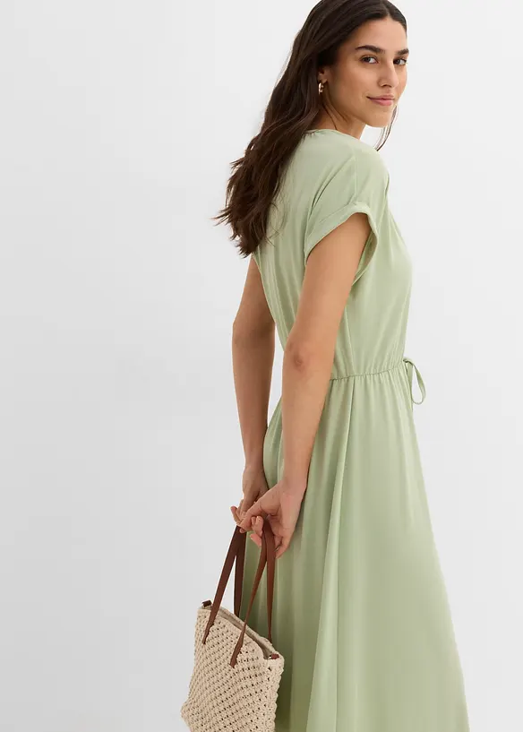 Robe en jersey de viscose m&eacute;lang&eacute;e, bonprix