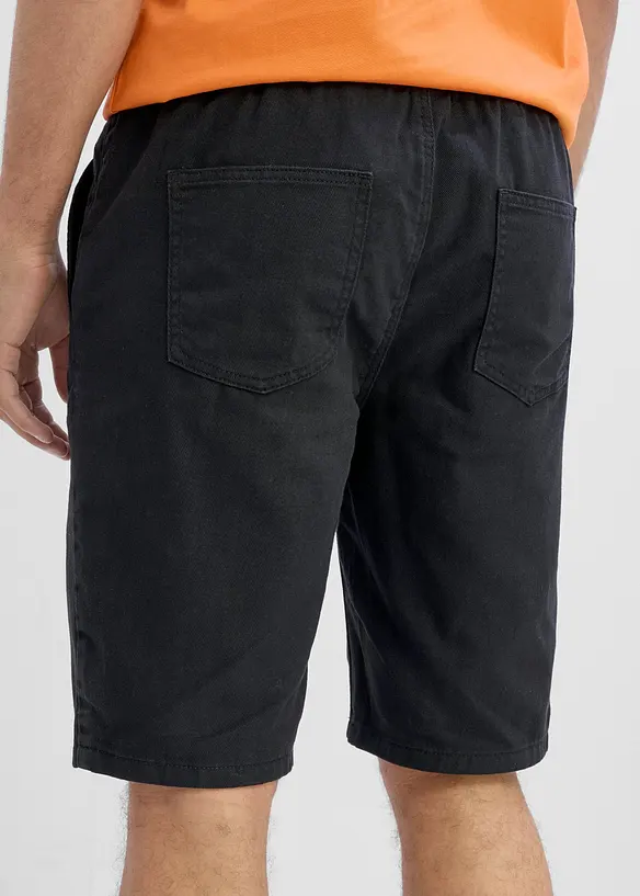 Bermuda 100% coton &agrave; taille &eacute;lastiqu&eacute;e, regular, bonprix