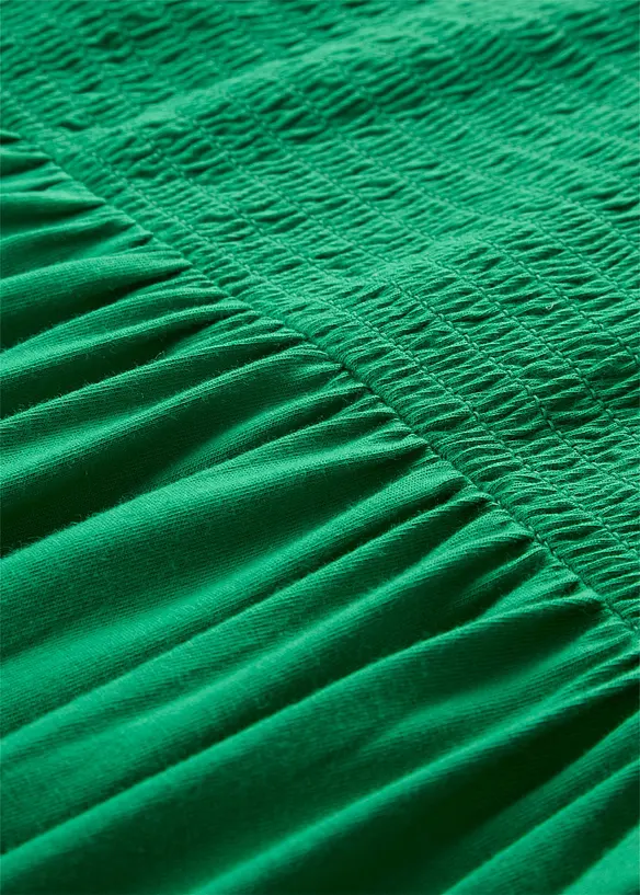 Shirtkleid mit leicht ausgestelltem Saum aus Baumwoll-Viskose-Mix, bonprix