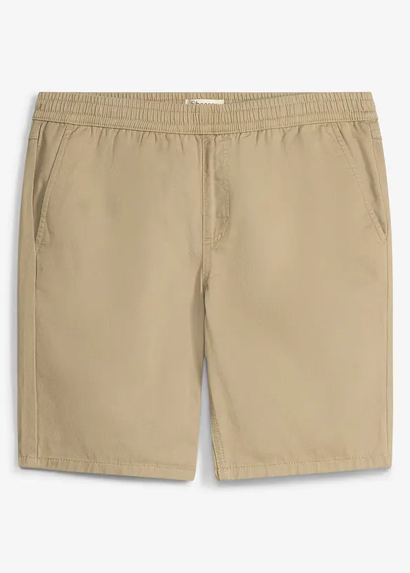 Schlupf-Bermuda aus reiner Baumwolle in Regular Fit, bonprix