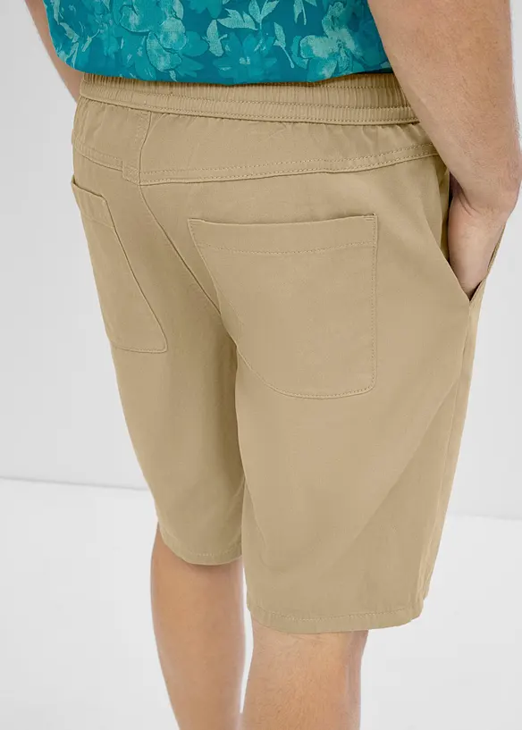 Schlupf-Bermuda aus reiner Baumwolle in Regular Fit, bonprix