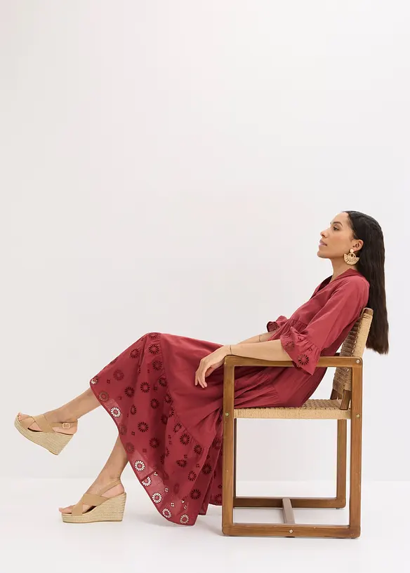Maxikleid aus reiner Baumwolle, bonprix