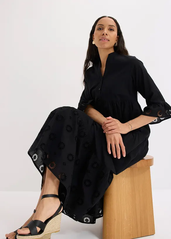 Robe longue 100% coton, bonprix