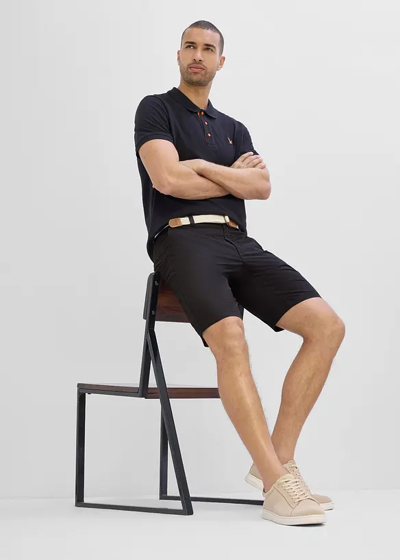 Stretch-Bermuda mit Dehnbund in Regular Fit, bonprix