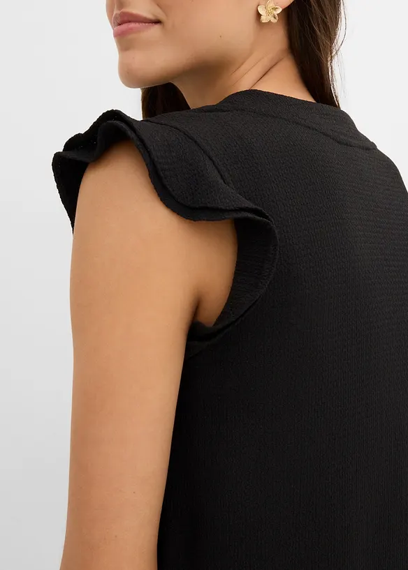 Jerseykleid mit Volant, bonprix