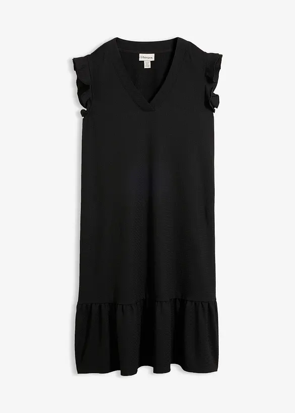 Jerseykleid mit Volant, bonprix