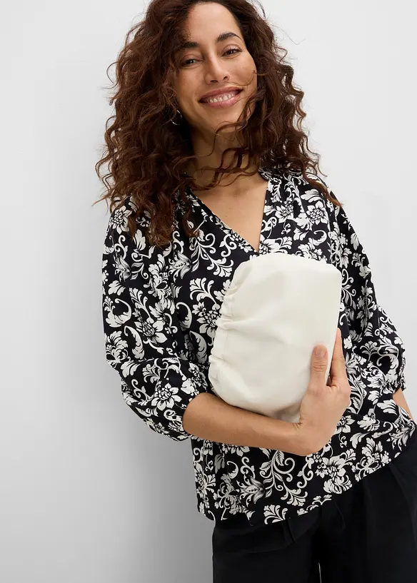 Tunikabluse aus softer Viskose, bonprix