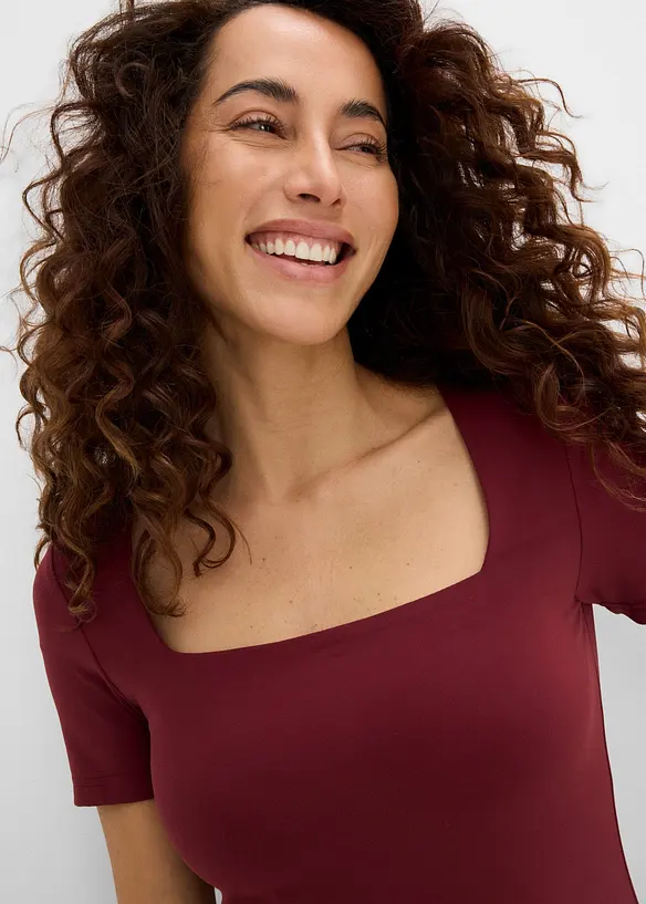 Shirt mit Karree-Ausschnitt, bonprix