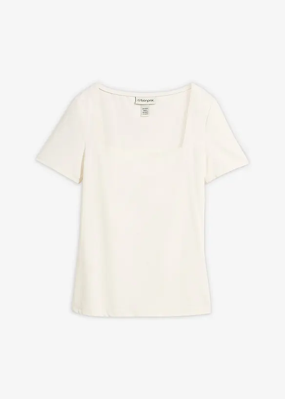T-shirt &agrave; col carr&eacute;, bonprix