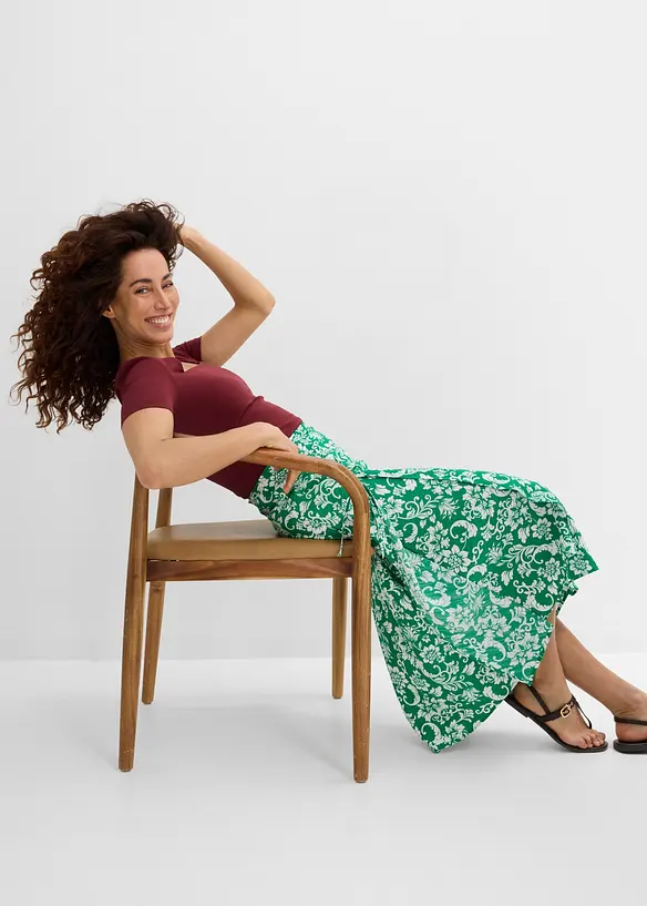 Shirt mit Karree-Ausschnitt, bonprix