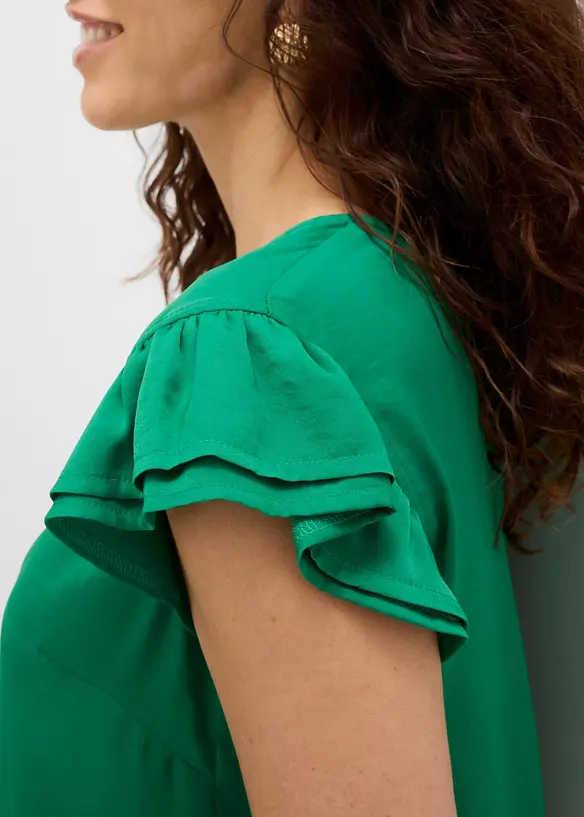 Bluse mit Volants, bonprix