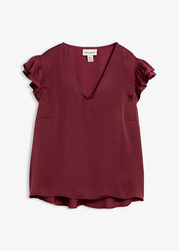 Bluse mit Volants, bonprix