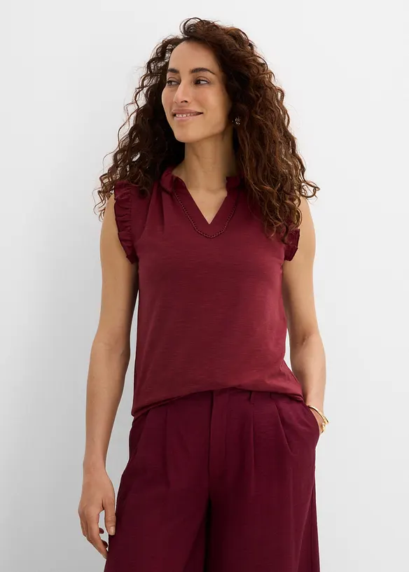 Top &agrave; dentelle, bonprix