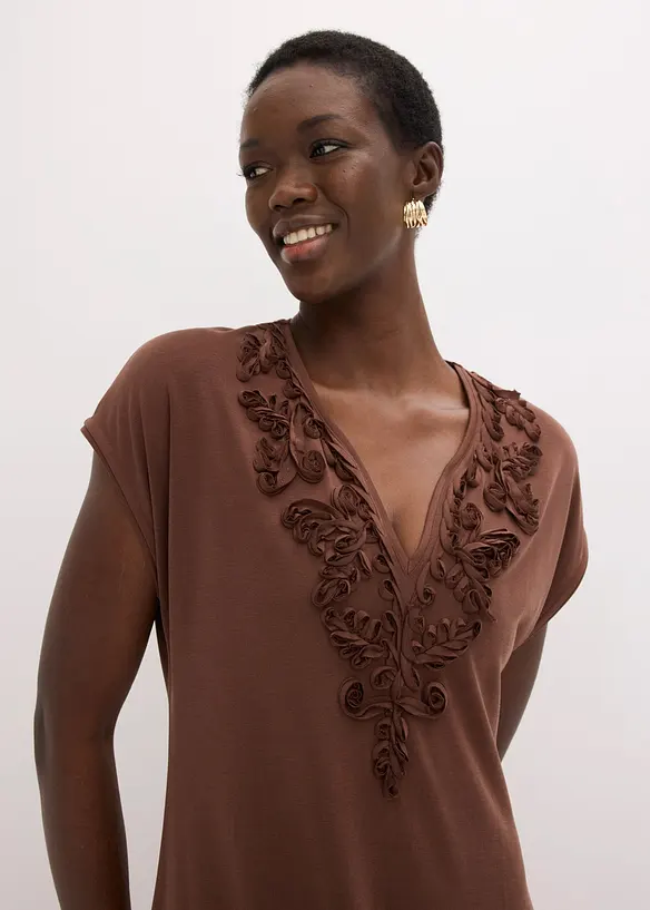 Tunika-Kleid mit Stickerei, bonprix