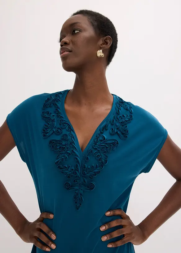Tunika-Kleid mit Stickerei, bonprix