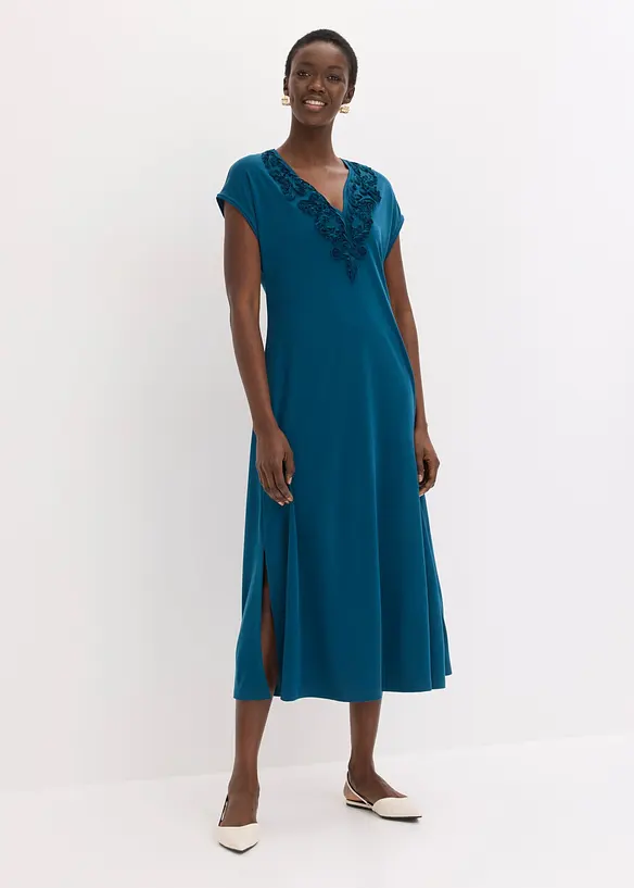 Tunika-Kleid mit Stickerei, bonprix