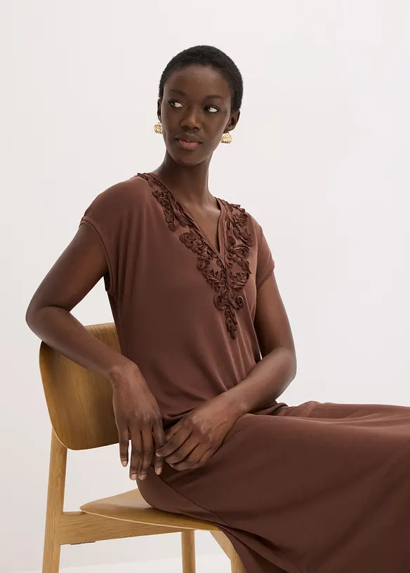 Tunika-Kleid mit Stickerei, bonprix