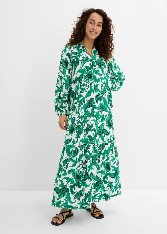 Tunika-Kleid aus flie&szlig;ender Viskose, bonprix