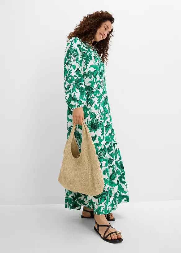 Tunika-Kleid aus flie&szlig;ender Viskose, bonprix