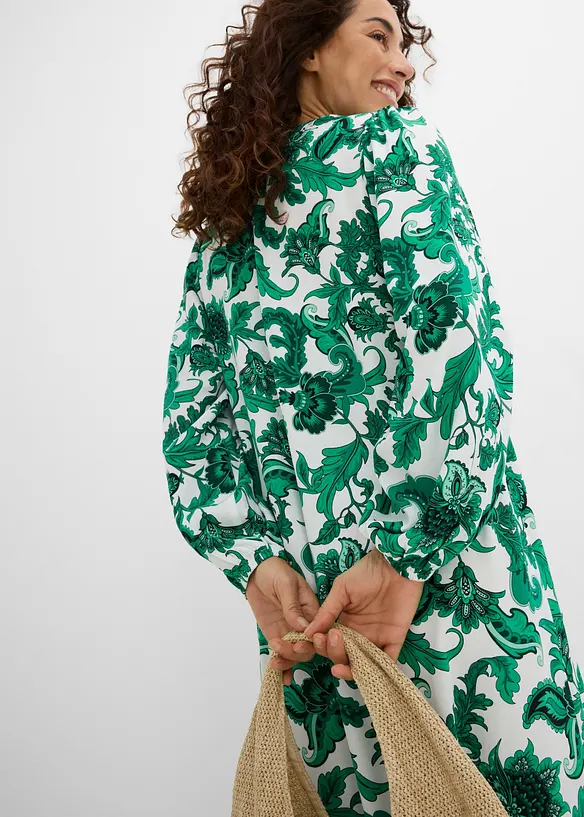 Tunika-Kleid aus flie&szlig;ender Viskose, bonprix