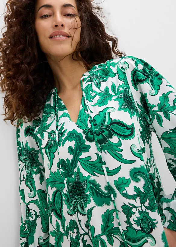 Tunika-Kleid aus flie&szlig;ender Viskose, bonprix