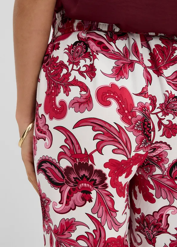 Marlenehose aus flie&szlig;ender Viskose, bonprix