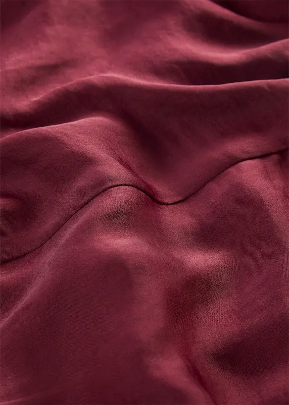 Blusentop aus flie&szlig;endem Satin, bonprix