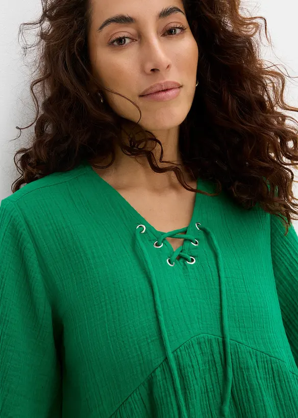 Blusenshirt aus luftigem Musselin, bonprix