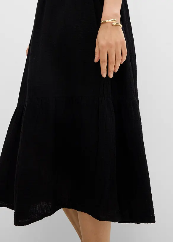 Midikleid aus reiner Baumwolle, bonprix