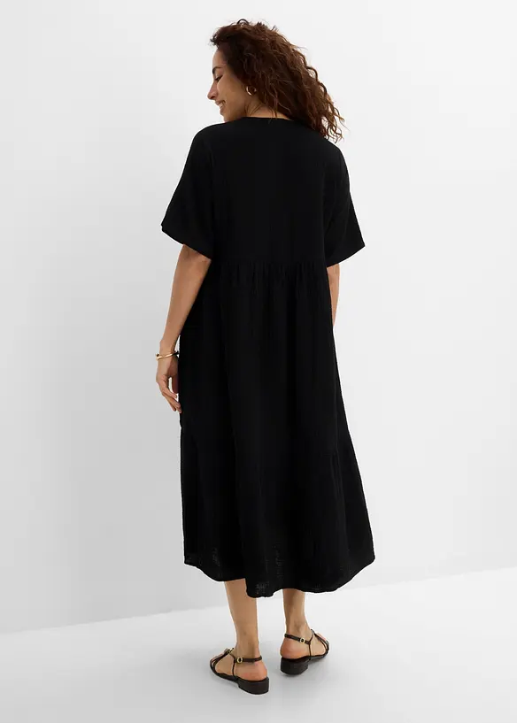 Midikleid aus reiner Baumwolle, bonprix