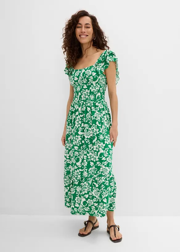 Midikleid aus Viskose-Mix, bonprix