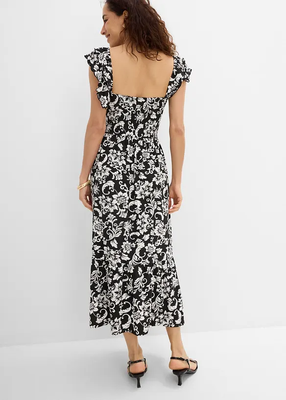 Midikleid aus Viskose-Mix, bonprix